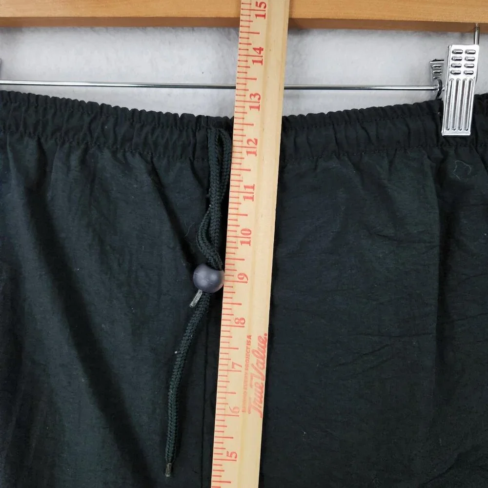 Ocean Equipment Pants Mens Small Black Vintage Track Windbreaker Joggers 90s